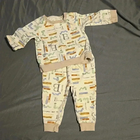 Burts Bees Baby book worm set 0-3 - Picture 1 of 3